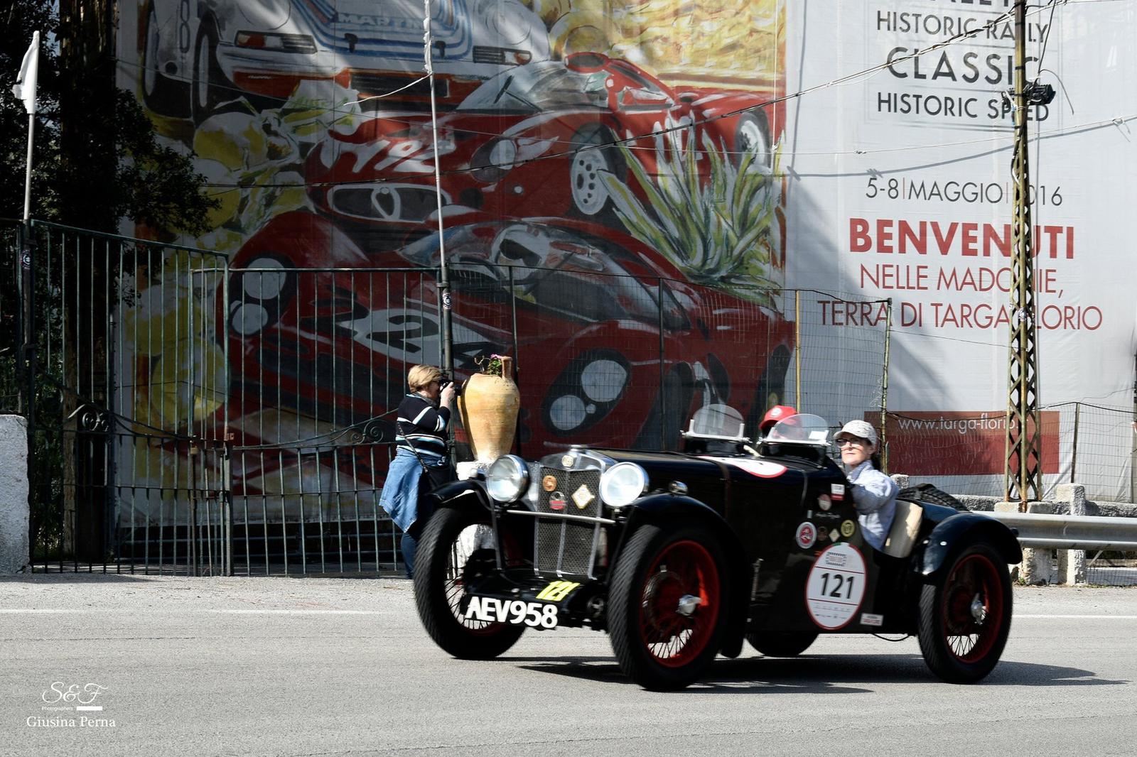 1937 MG in Targa Florio Sicily